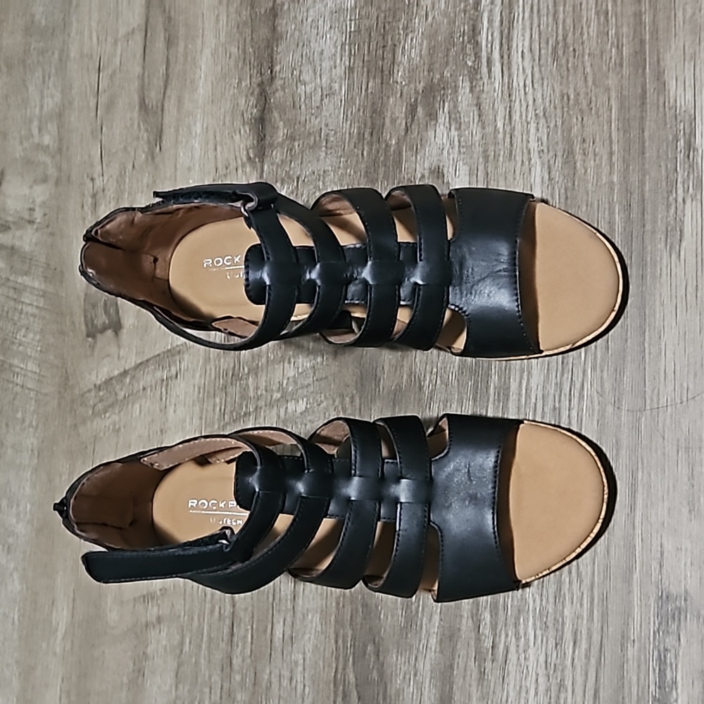ROCKPORT BRIAH GLADIATOR WEDGE SANDALS 5M